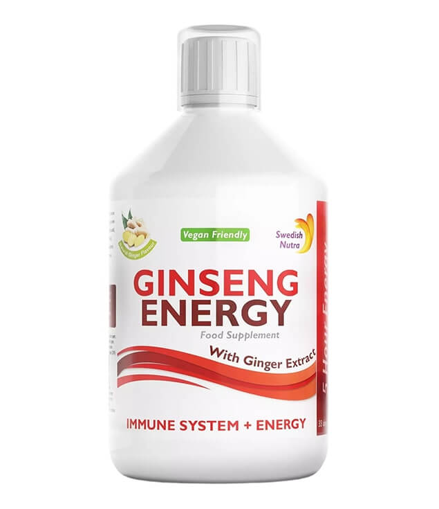 SWEDISH NUTRA | GINSENG ENERGY WITH GINGER EXTRACT